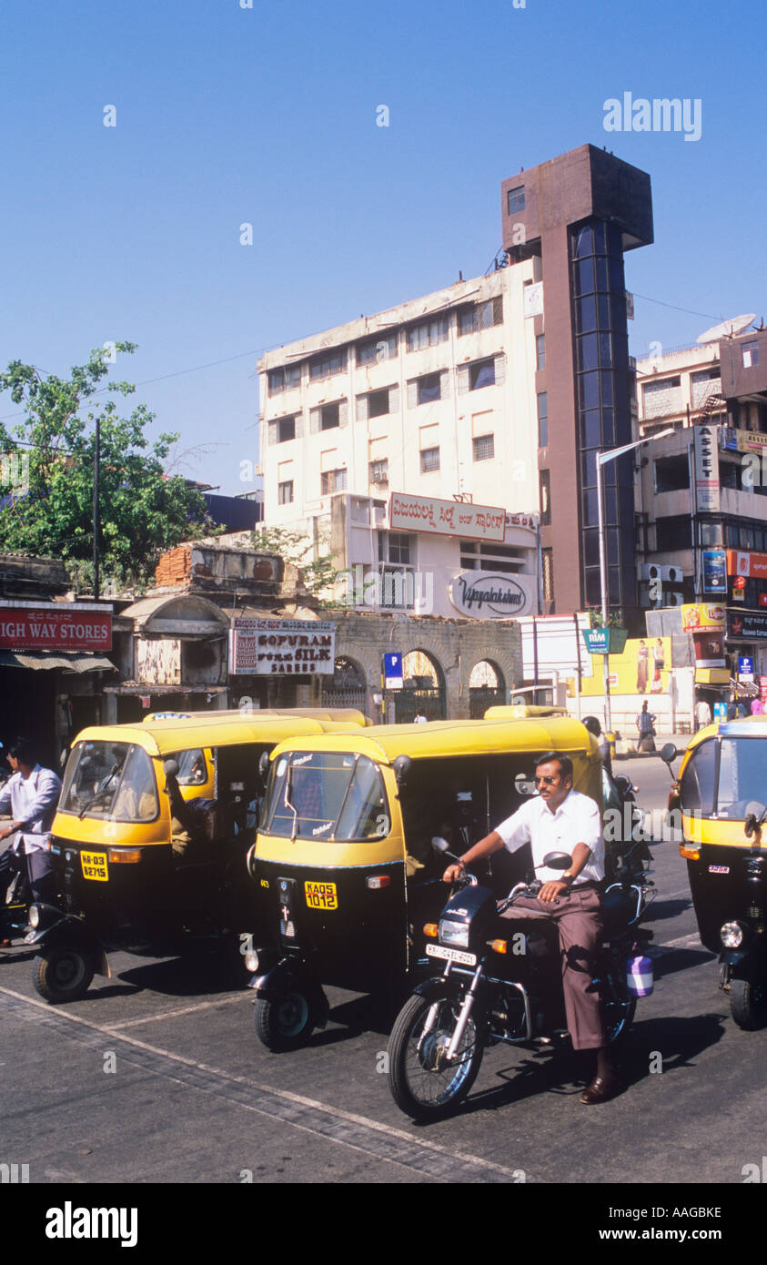 MG Road Bangalore Karnataka Indien Stockfoto