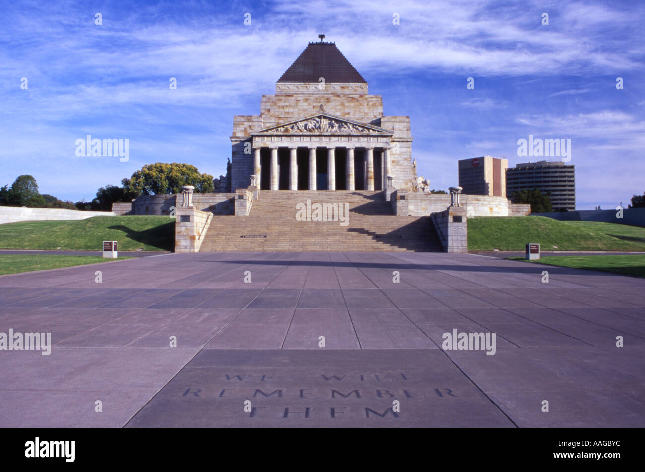 Schrein der Erinnerung Melbourne Victoria Australien Stockfoto