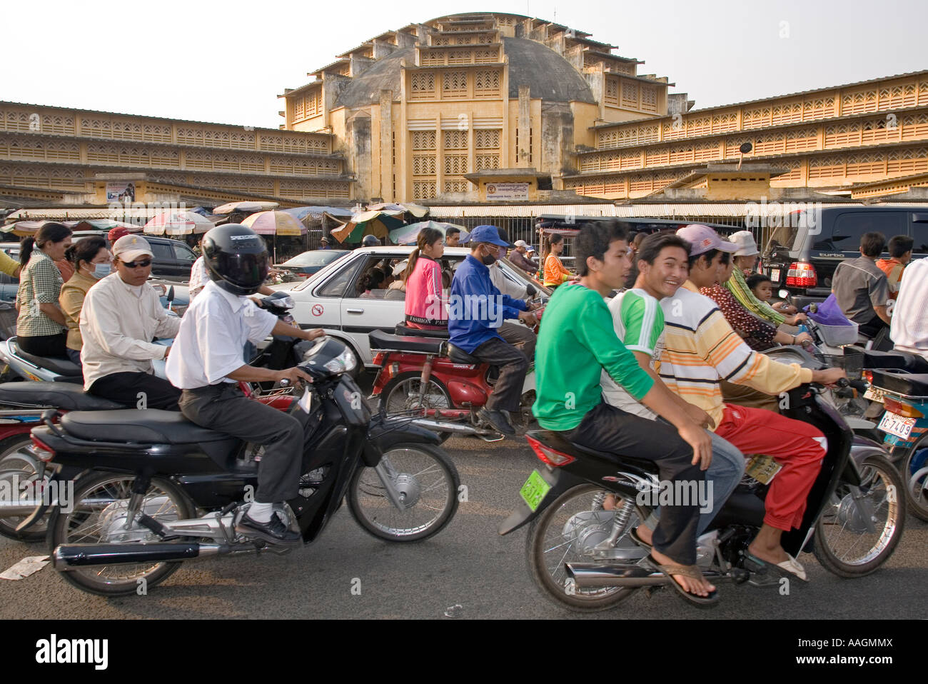 Zentralmarkt Phnom Phen Kambodscha Stockfoto