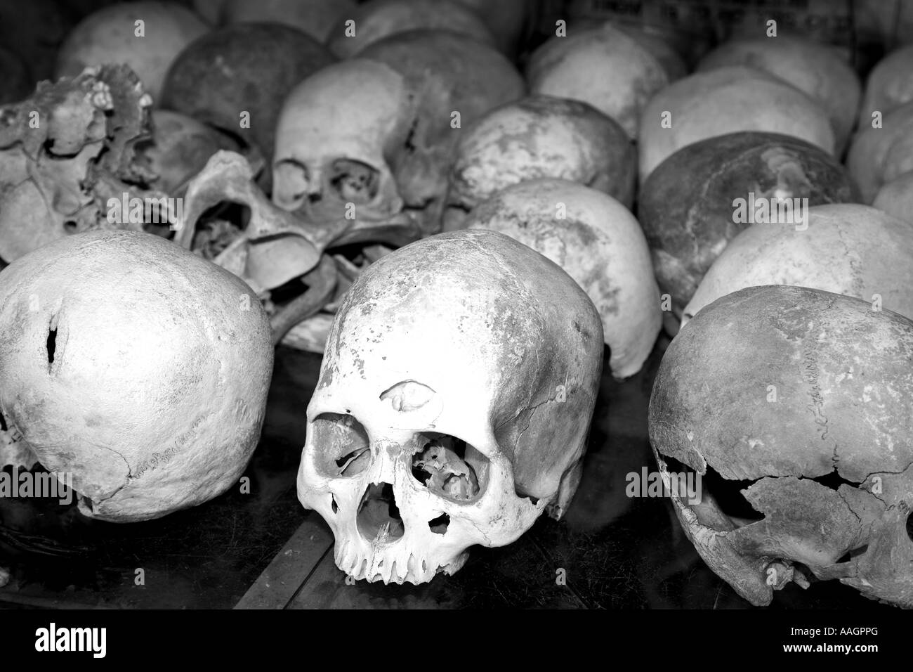 Choeung Ek Völkermord Zentrum Phnom Penh Kambodscha Stockfoto