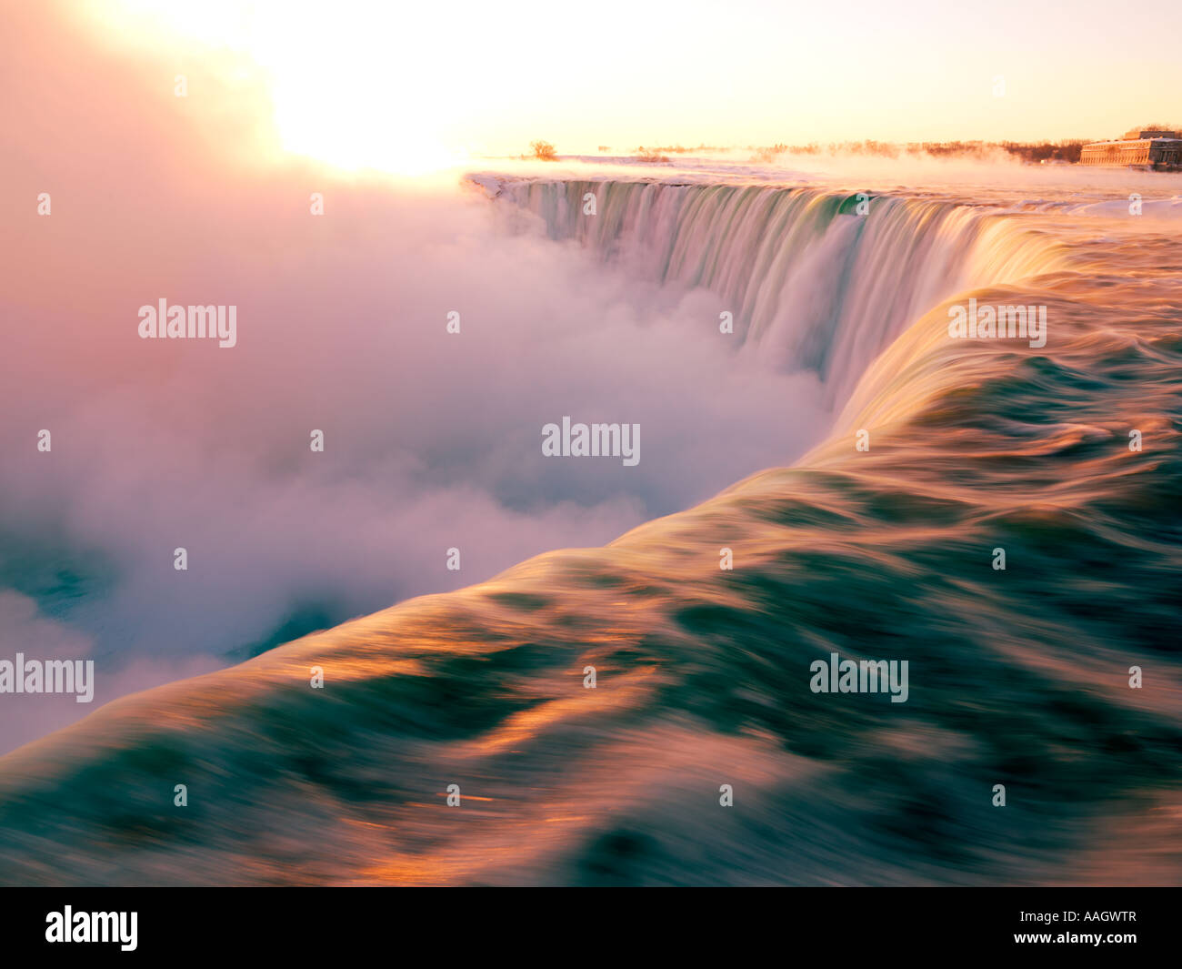 Kanada Ontario Niagara Falls, sunrise Stockfoto