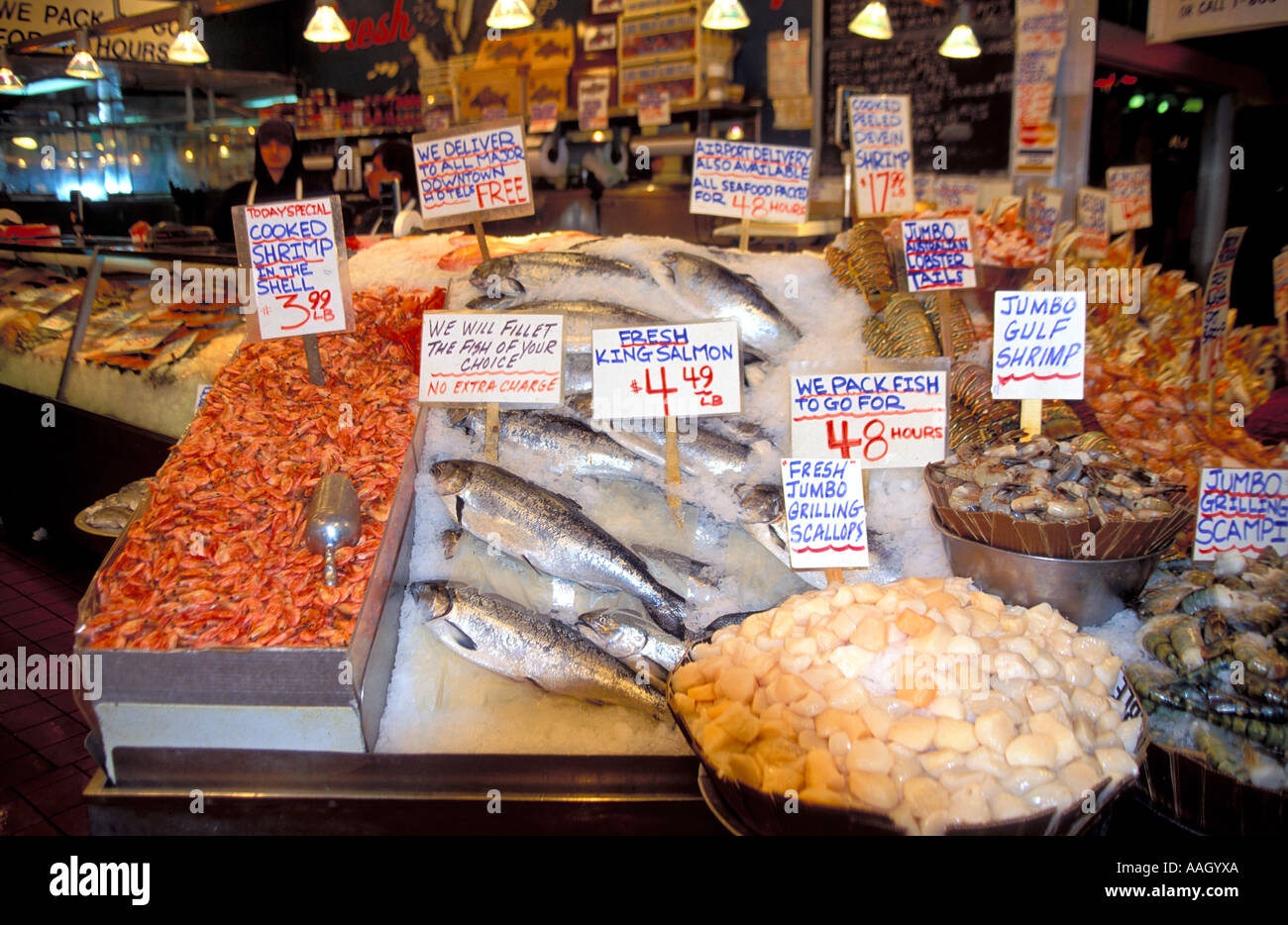 Pike Place Market Seattle Washington USA Stockfoto
