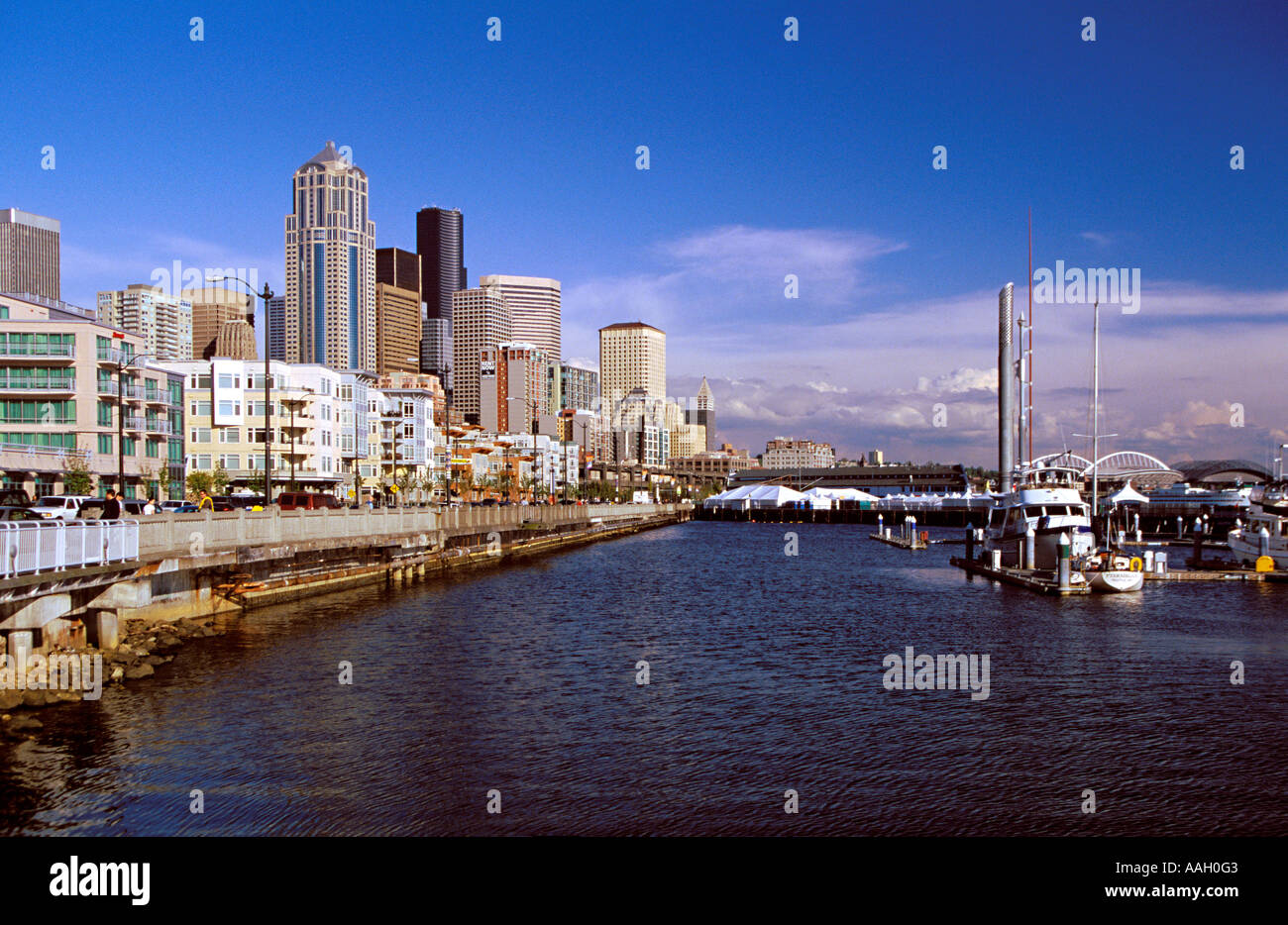 Seattle Waterfront Seattle Washington USA Stockfoto