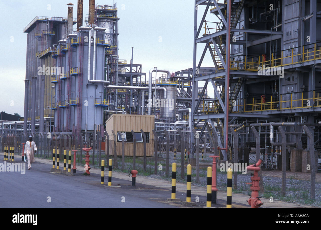Nigerianische Öl-Raffinerie Stockfoto