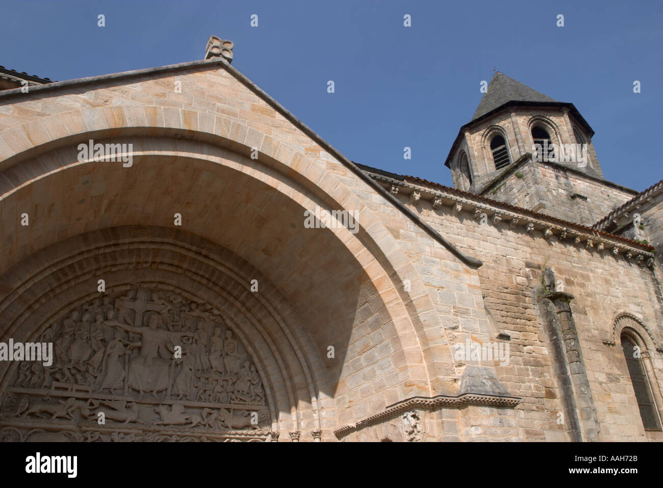 St Pierre Abtei Beaulieu Sur Dordogne Frankreich Stockfoto