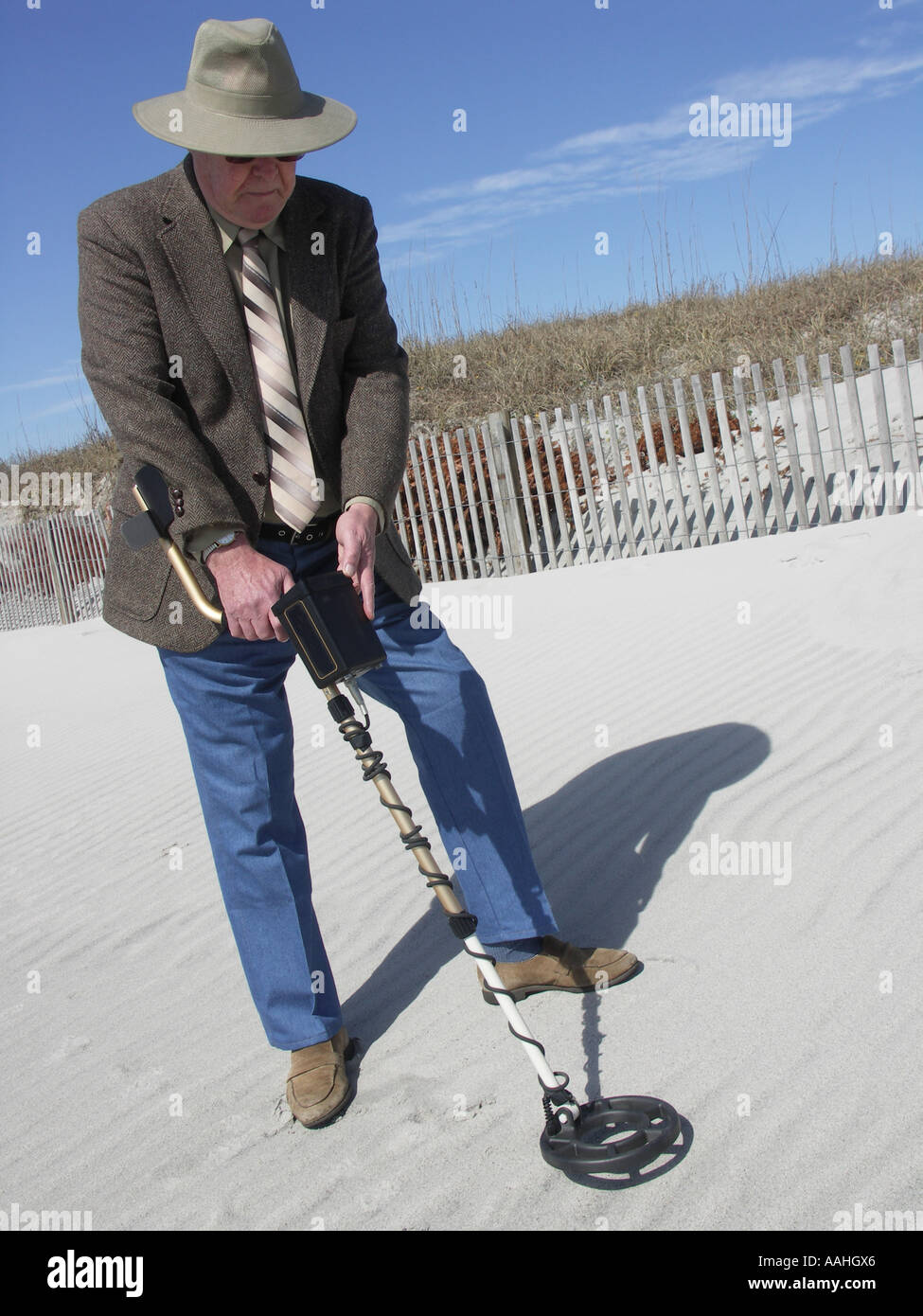 Metall-Detektor Stockfoto