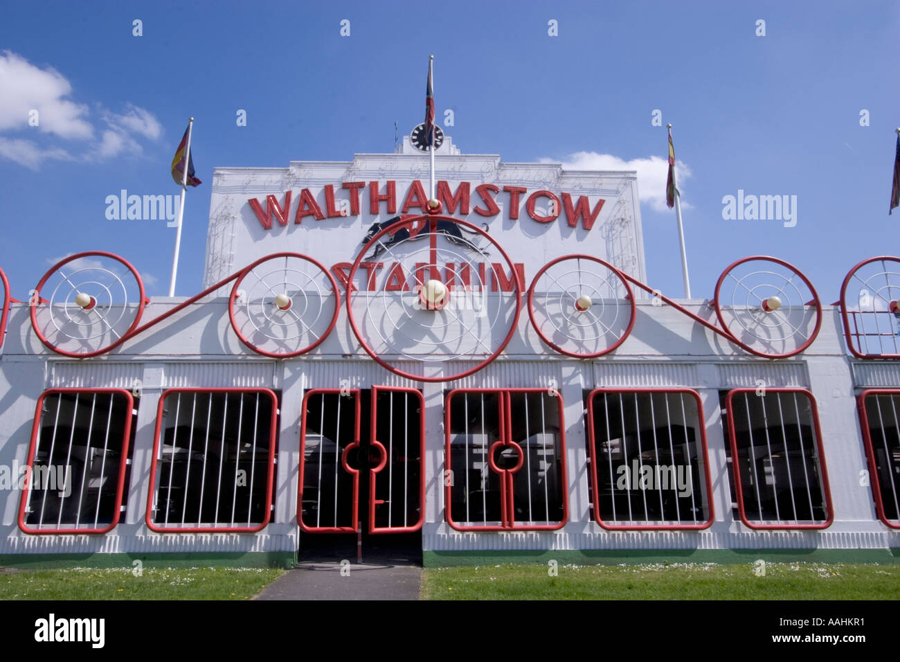 Walthamstow Stadium Windhund-Rennbahn Chingford London Stockfoto