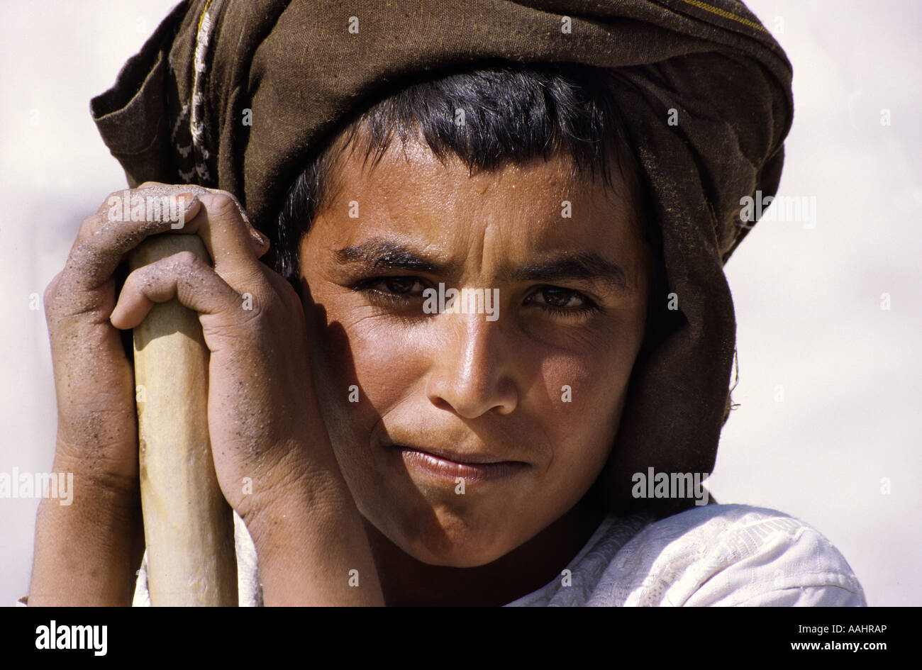 Porträt eines afghanischen jungen Stockfoto