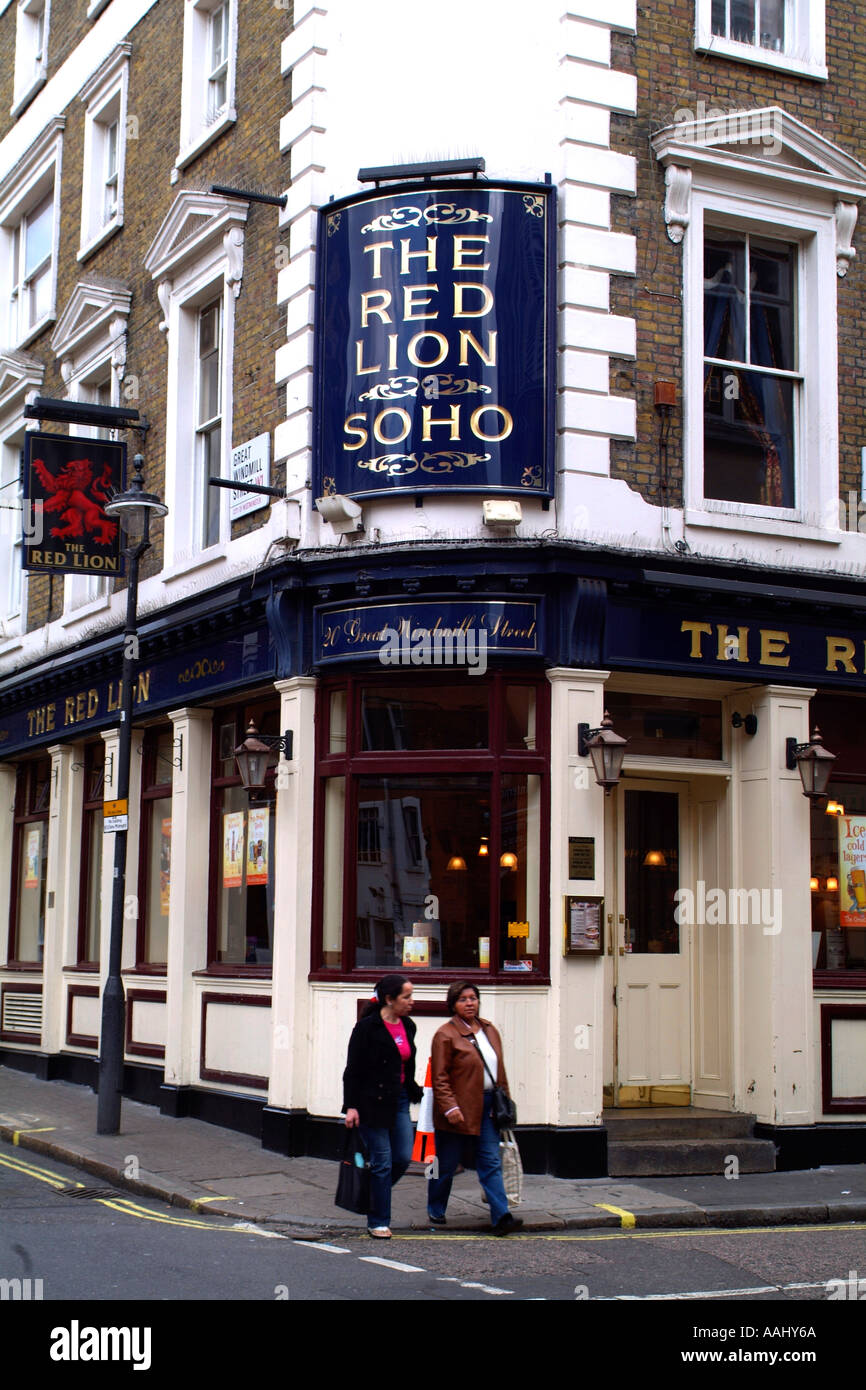 Das Red Lion Pub In Soho London Stockfoto Bild 4126569 Alamy