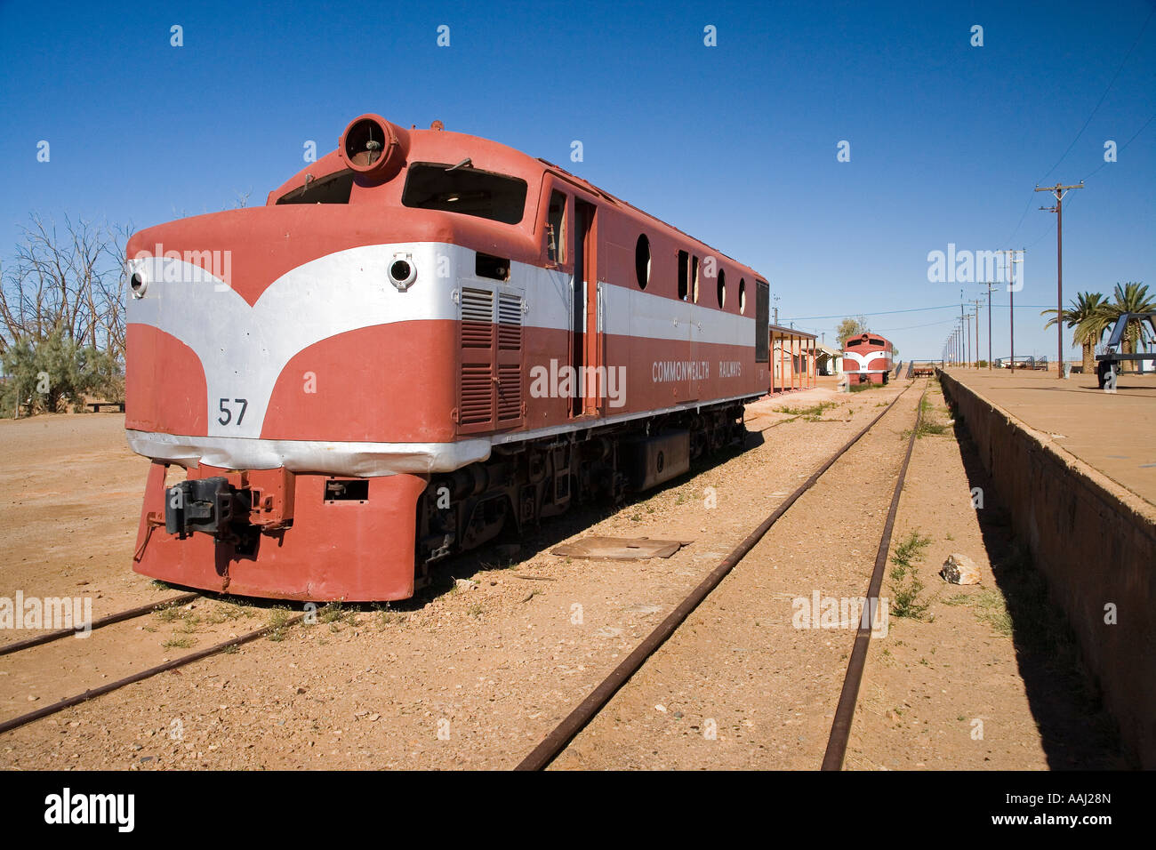 Alten Ghan Zug Marree Oodnadatta Track Outback South Australia Australien Stockfoto