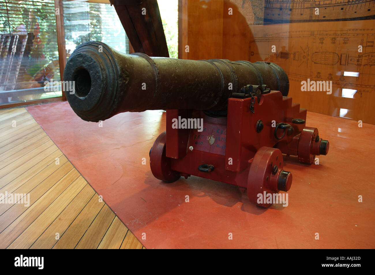 Historische Schiffe Canon erholt Schiffbruch Far North Queensland Australien dsc 0134 Stockfoto