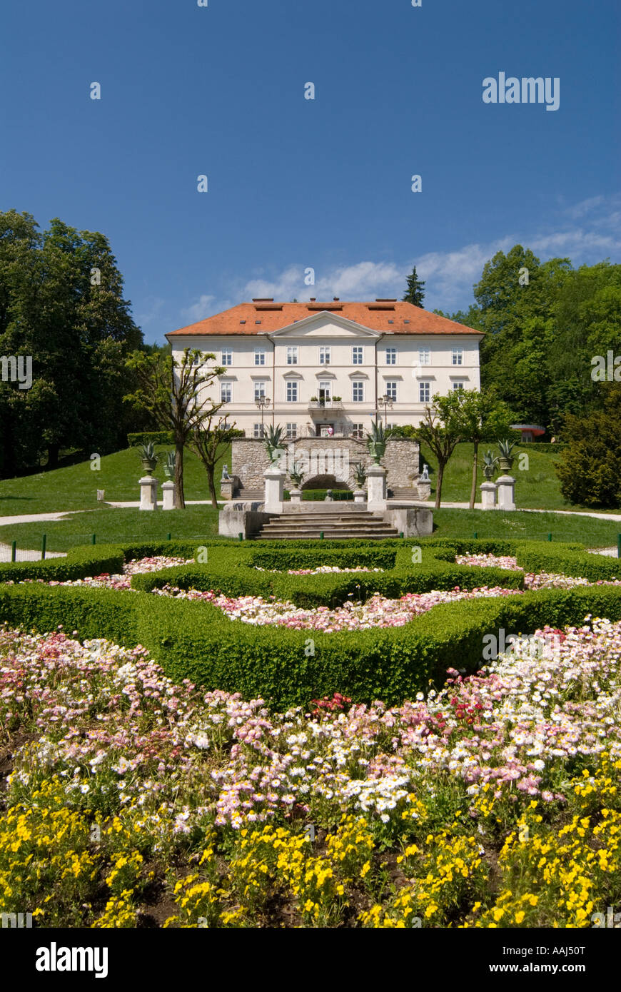 Tivoli-Park Ljubljana Slowenien Stockfoto