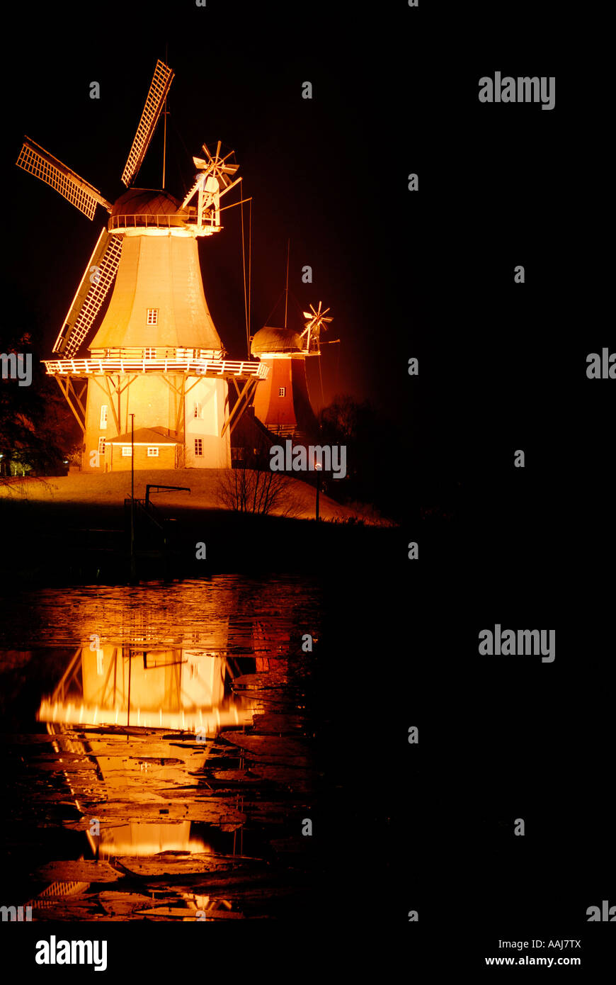 Windmühle Stockfoto
