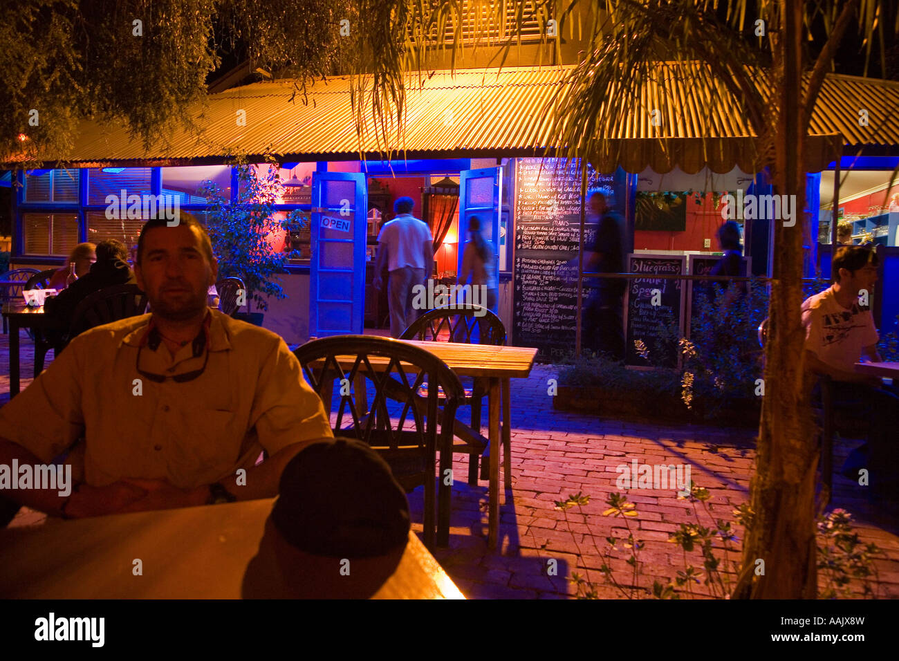 Restaurant Alice Springs Outback Northern Territory Australien Stockfoto