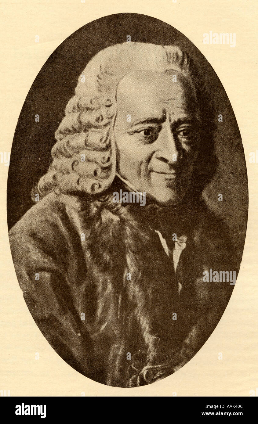 Voltaire, Pseudonym von François Marie Arouet, 1694 - 1778. Französischen Aufklärung Schriftsteller, Historiker und Philosoph. Stockfoto