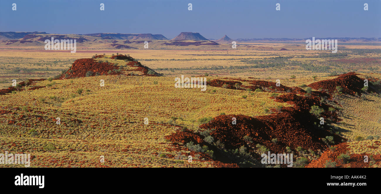 Millstream Chichester Nationalpark Pilbara Western Australia Australien horizontalen Panorama Stockfoto