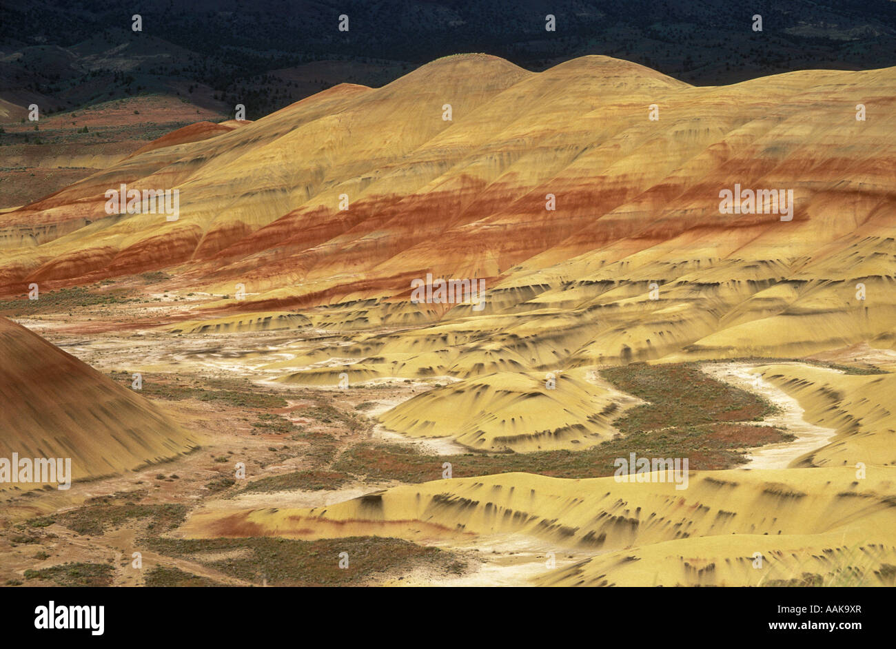 Gemalten Hügeln von John Day Fossil Betten Nationaldenkmal Oregon Stockfoto