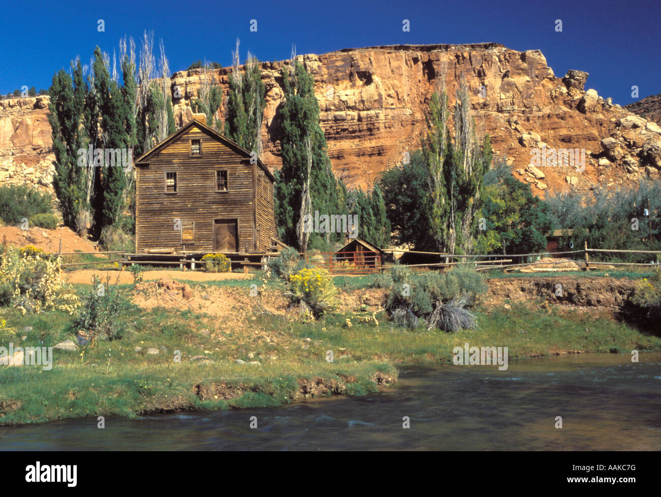 Southern Utah historischen Gehöft Stockfoto