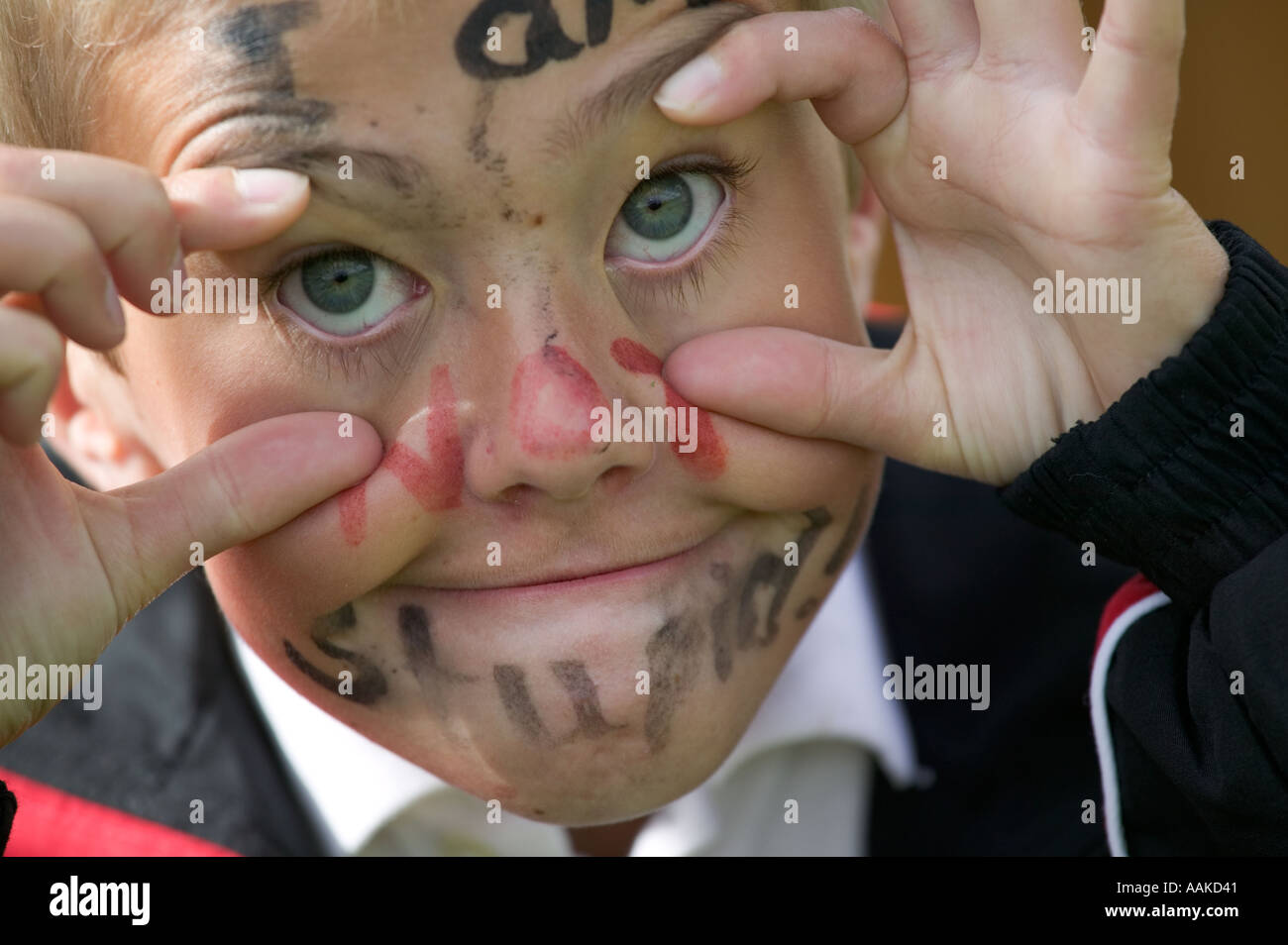 Schminken ich bin nicht dumme Stockfoto