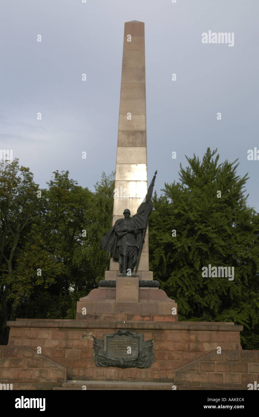 Cernivci, Soldaten-Denkmal für die Rote Armee Stockfoto