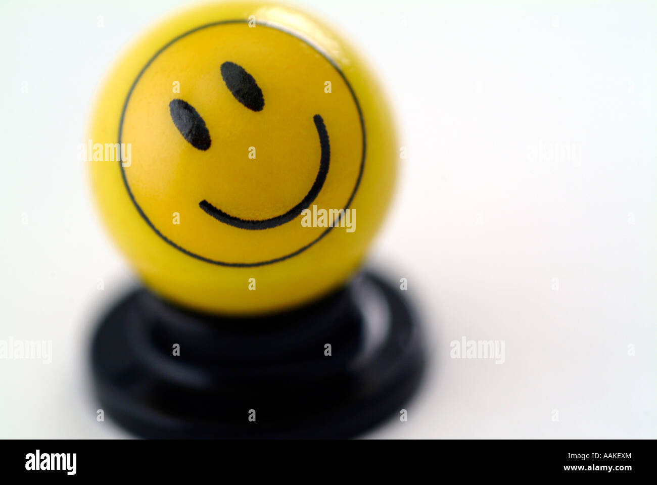 Smiley-Gesicht-Marmor Stockfoto