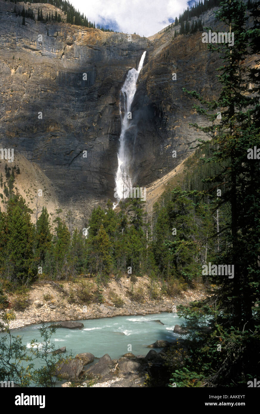 Takaka Wasserfall British Columbia Kanada Stockfoto