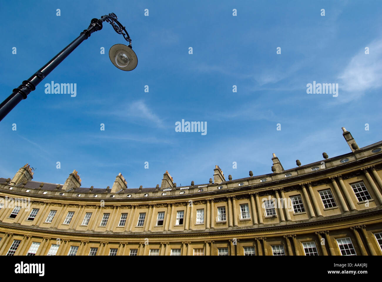 Der Zirkus-Halbmond in der Stadt Bath Stockfoto