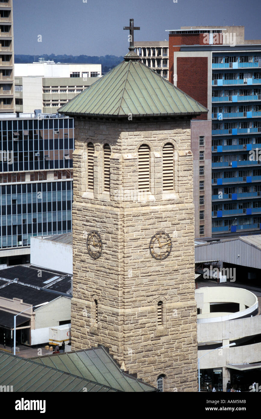 Dominierende Salisbury Kathedrale Harare Simbabwe Afrika - vom britischen Architekten Sir Herbert Baker Stockfoto