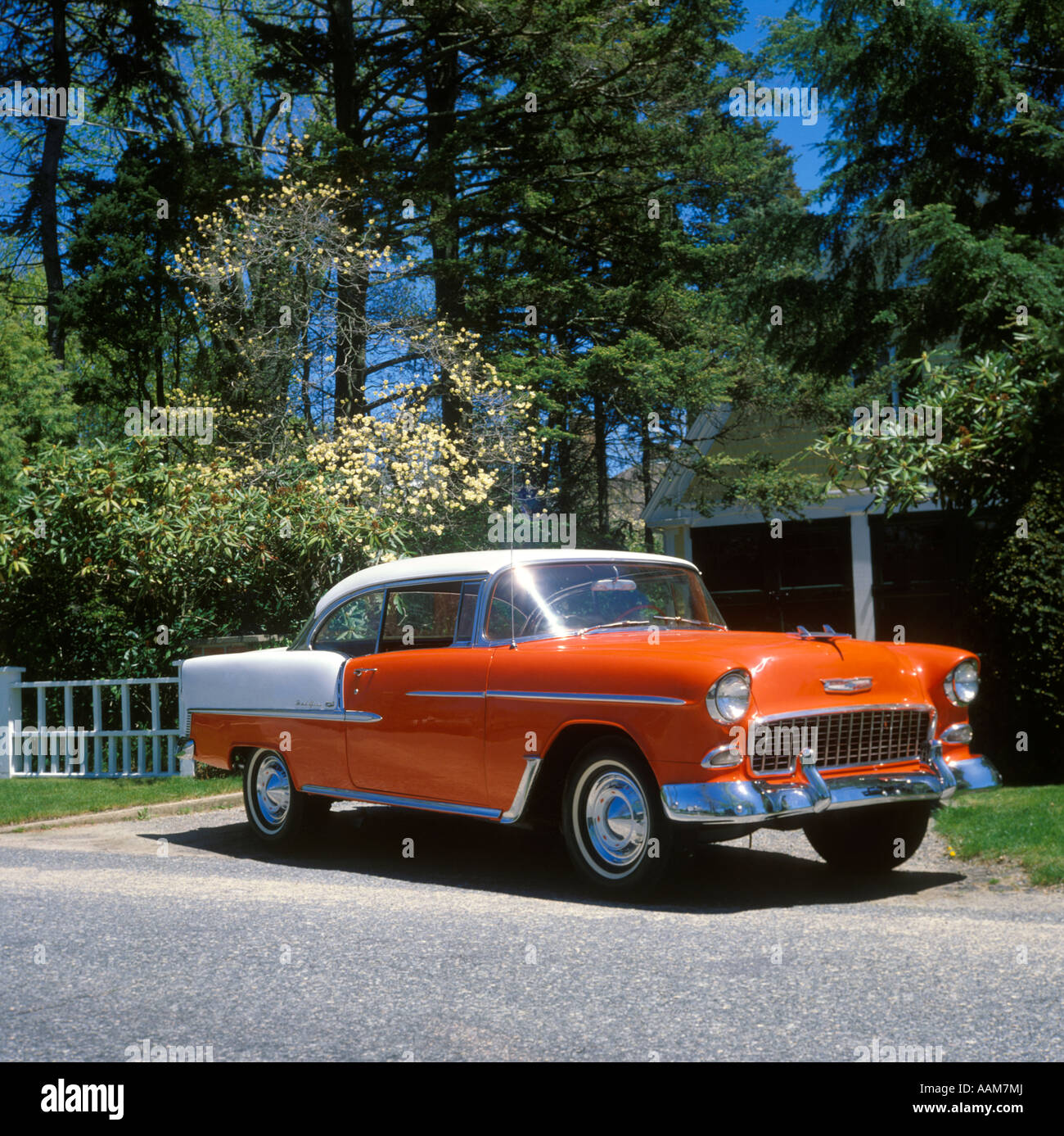 1955 BEL AIR CHEVROLET Stockfoto