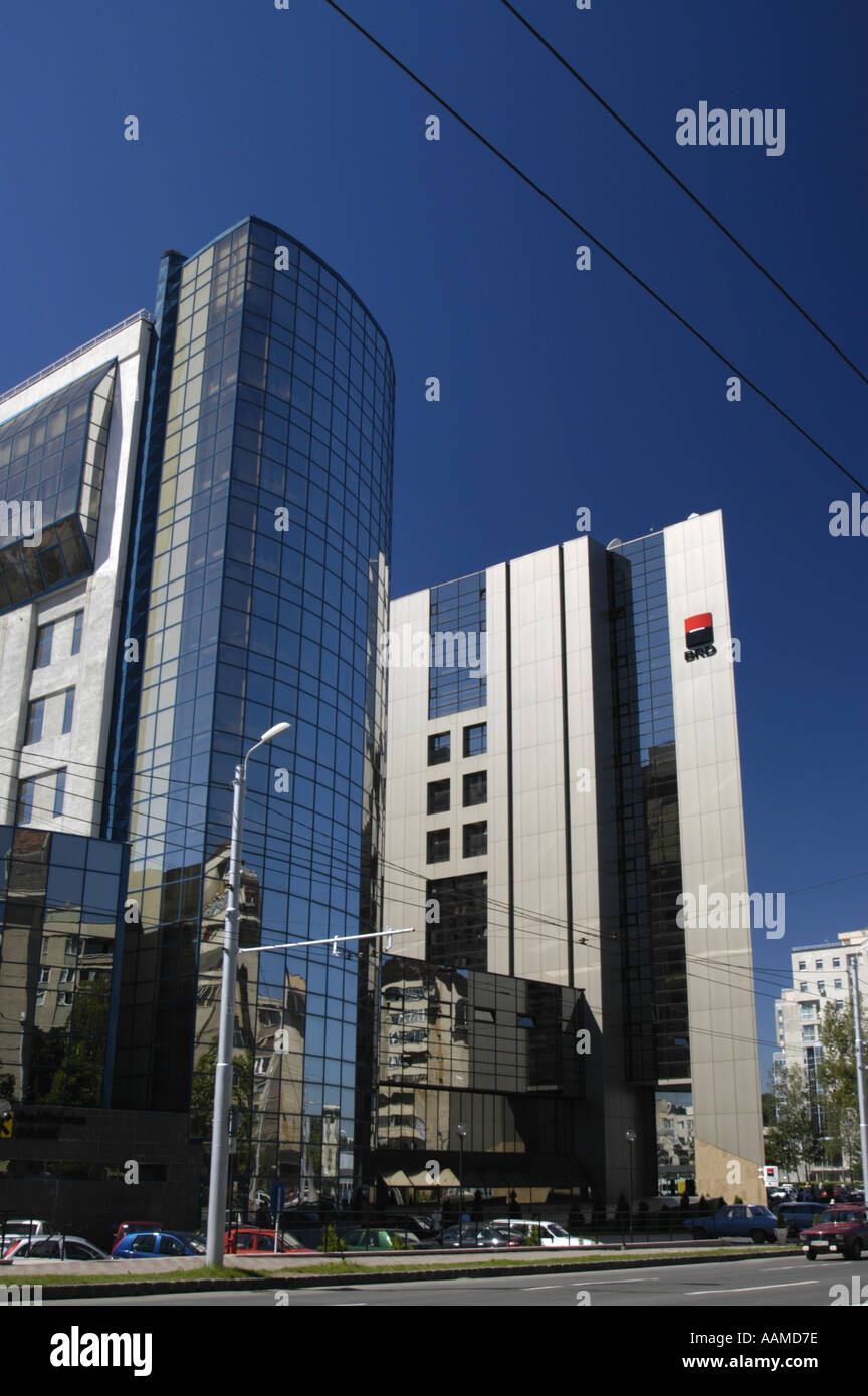 Brasov, BRD-Bank, Banca Romana de Dezvoltare Stockfoto