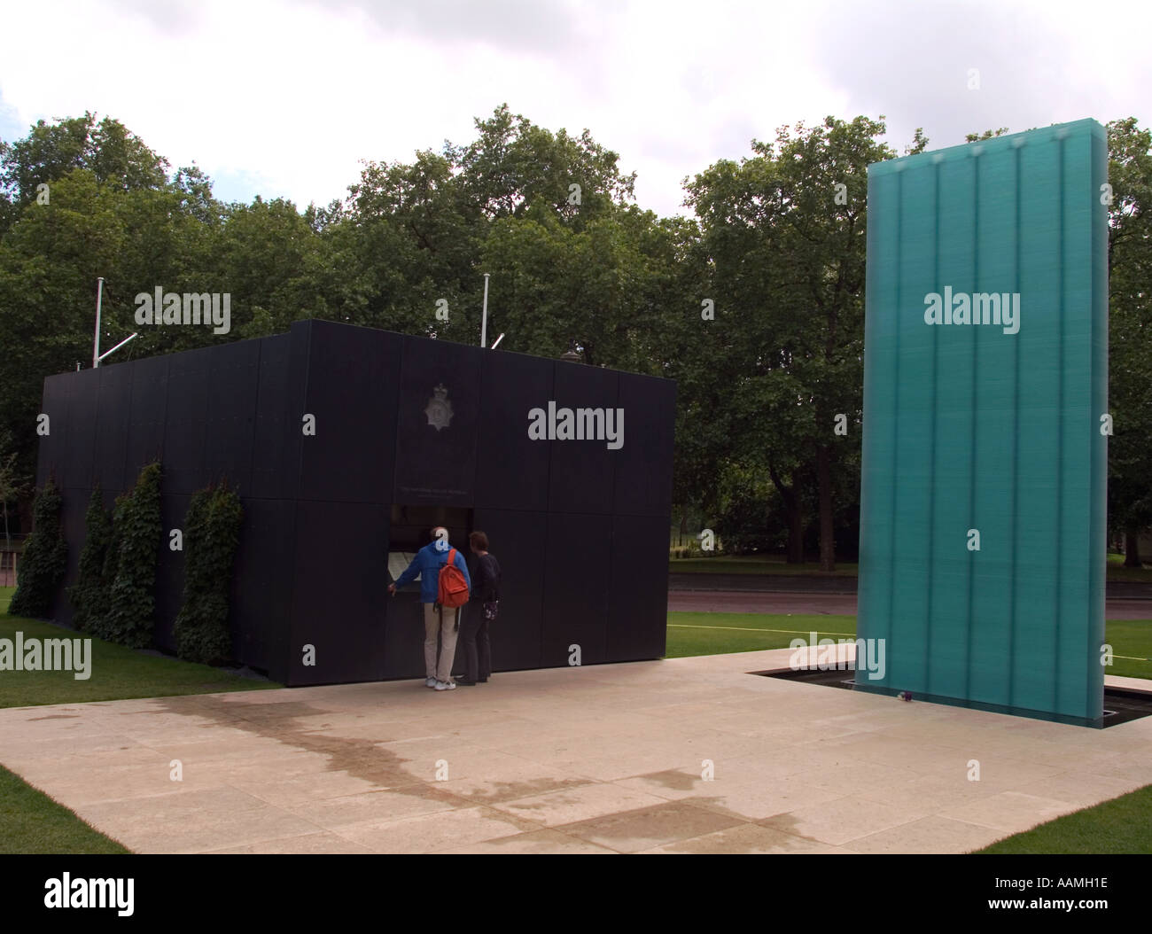 Denkmal für Polizisten getötet, während auf Aufgabe, The Mall, London, ENGLAND. Stockfoto