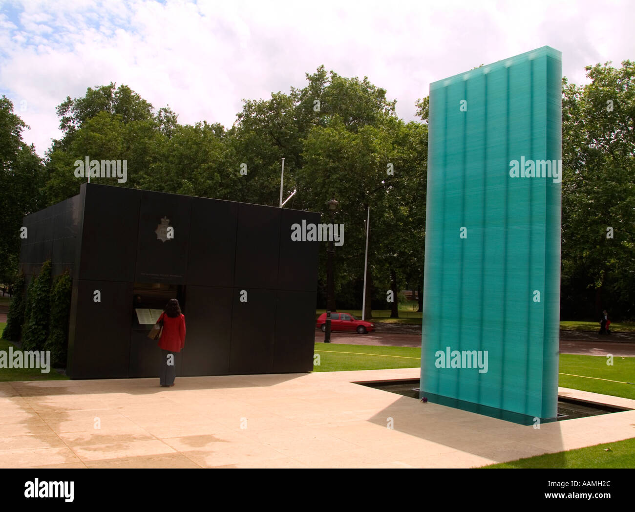 Denkmal für Polizisten getötet, während auf Aufgabe, The Mall, London, ENGLAND. Stockfoto