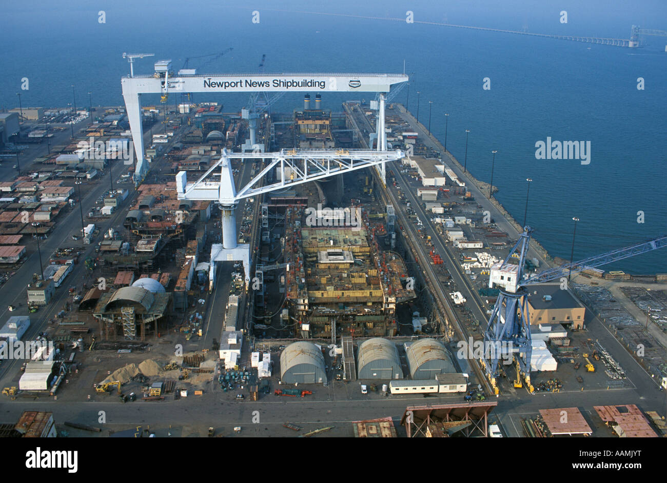 NEWPORT NEWS SHIPBUILDING NEWPORT NEWS, VIRGINIA Stockfoto