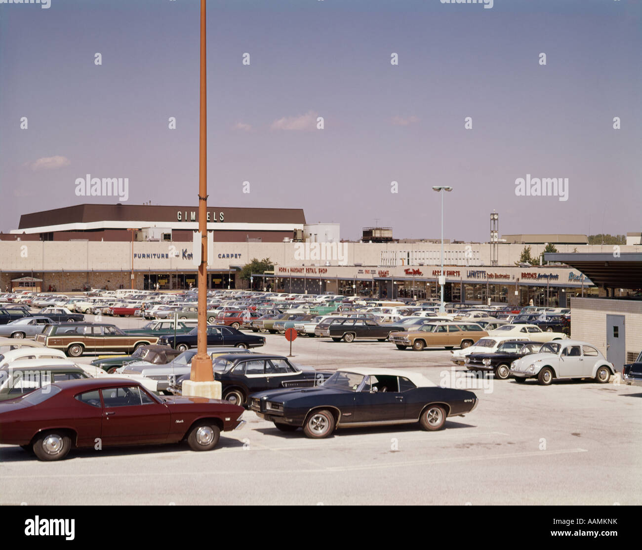 1960er Jahren Konig Von Preussen Einkaufszentrum Mall Parkplatz