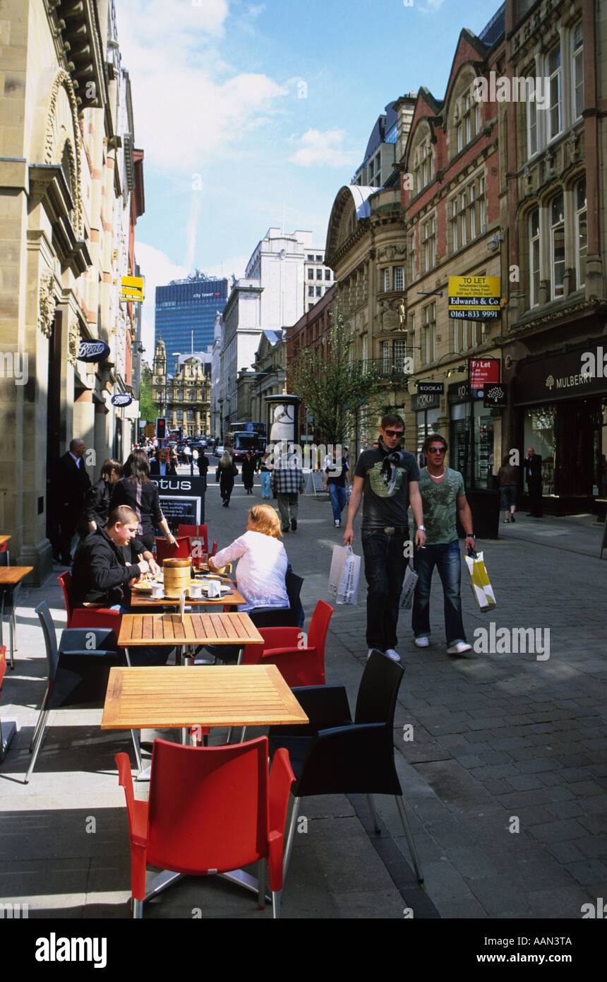 King Street Manchester Stockfoto