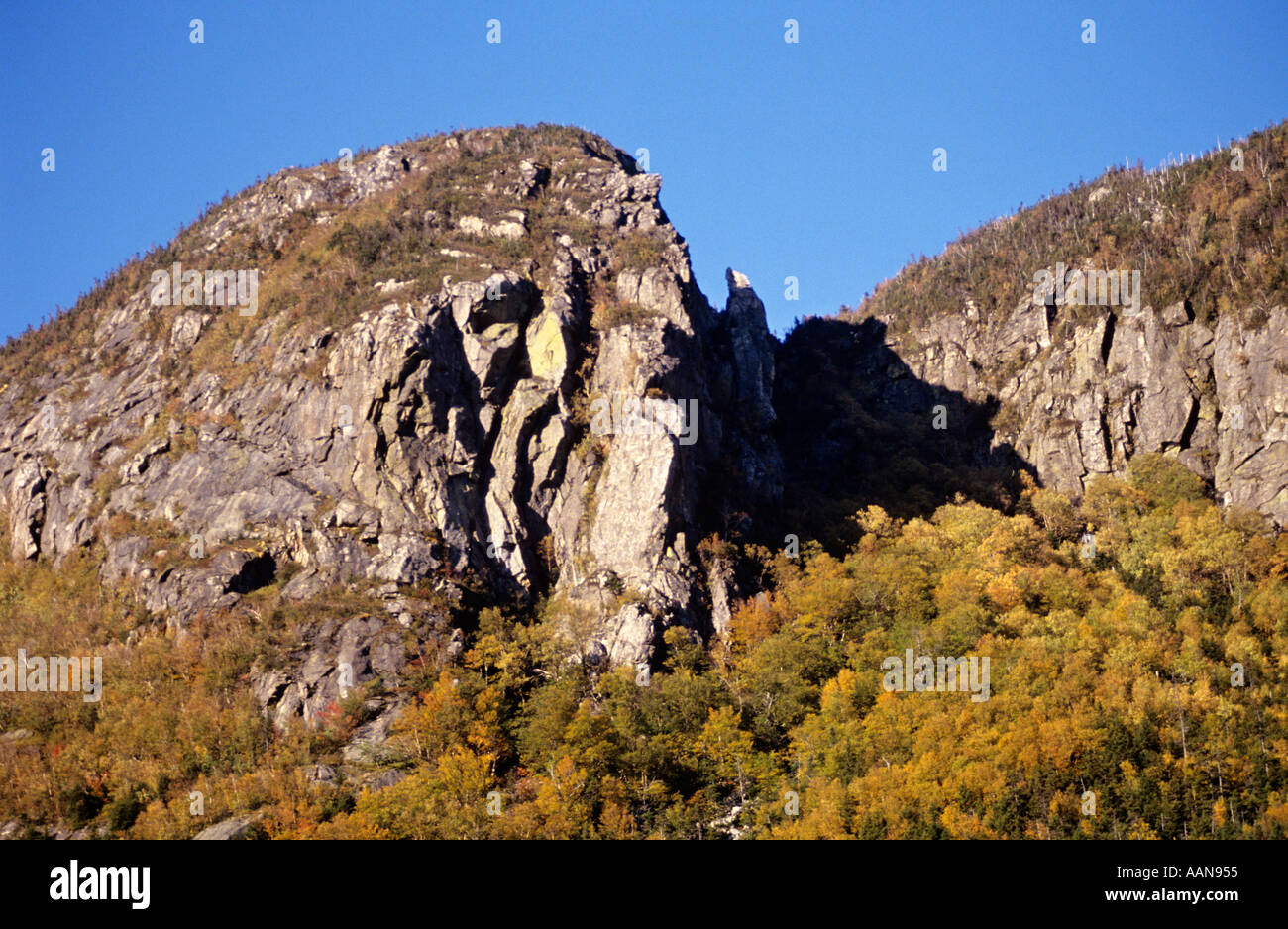Franconia Notch im Herbst New Hampshire USA Stockfoto