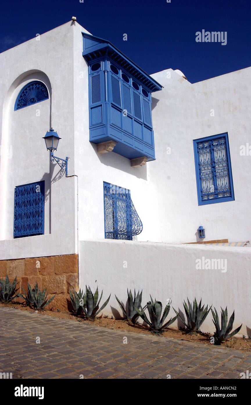 Weißes Haus tunesischen Sidi Bou Said Tunesien Stockfoto