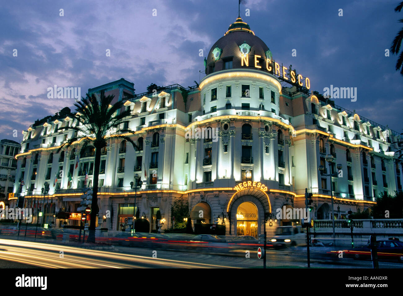 Hotel Negresco, Nizza, Europa Stockfoto
