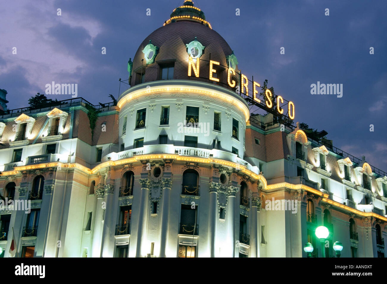 Hotel Negresco, Nizza, Alpes Maritimes, Frankreich, Europa Stockfoto