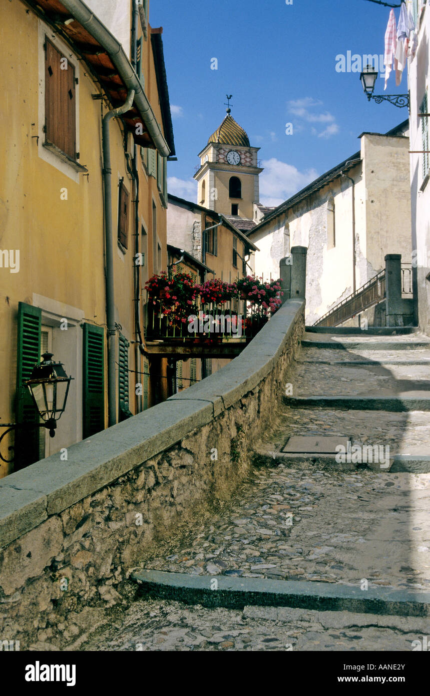 Dorf Saorgue, Alpes Maritimes, Frankreich, Europa Stockfoto