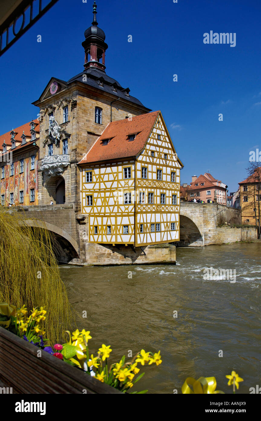"Alten Rathauses" Bamberg, obere Franken, Bayern, Deutschland Stockfoto