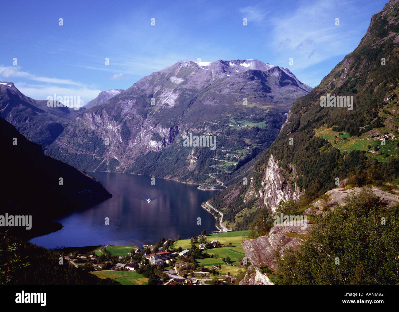 Gerainger-Fjord Norwegen Stockfoto
