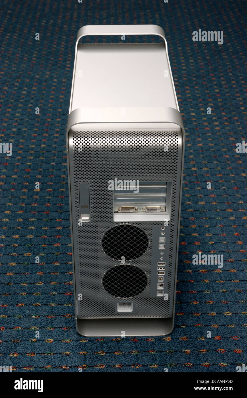 Rückseite des Computers Apple Power Mac G5 Stockfoto