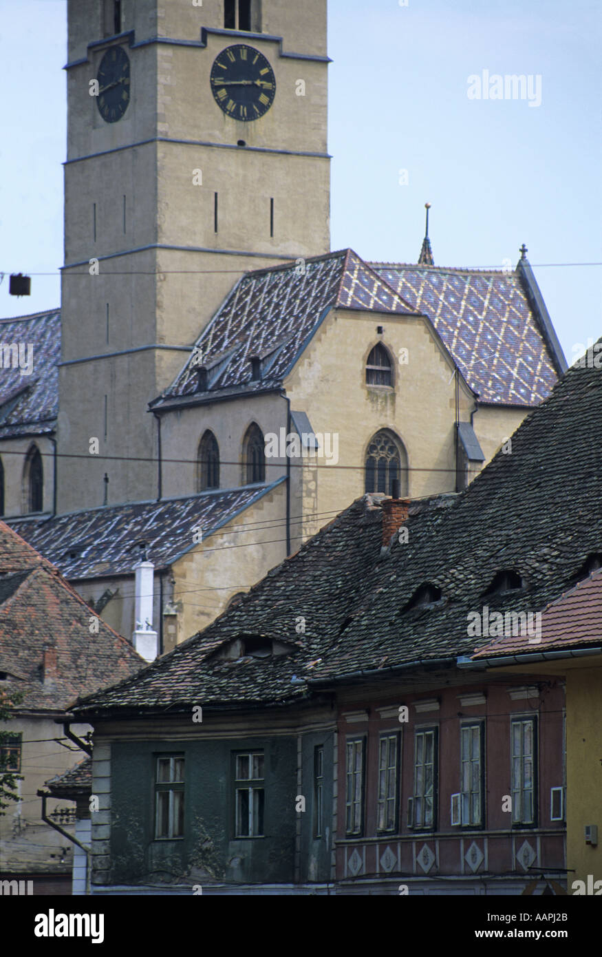 Der evangelische Kathedrale von Sibiu Rumänien Stockfoto