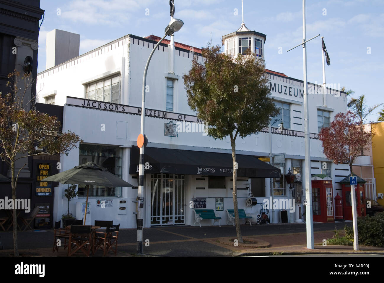 DEVONPORT AUCKLAND NORDINSEL NEUSEELAND kann Jacksons Muzeum war einst der Städte in der Post war frühesten besiedelten Gegend von Auckland Stockfoto