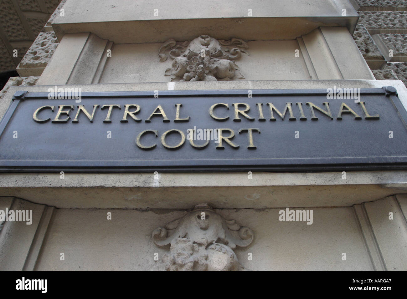 Zentralen Strafgerichtshof Old Bailey London England Stockfoto