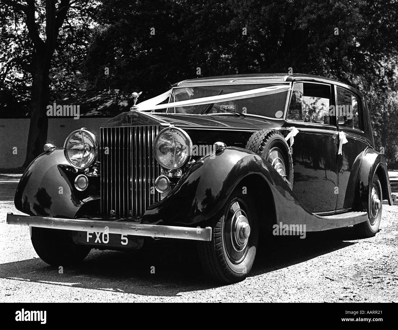 1939 renoviert Rolls-Royce Wraith Auto für Hochzeiten genutzt Stockfoto