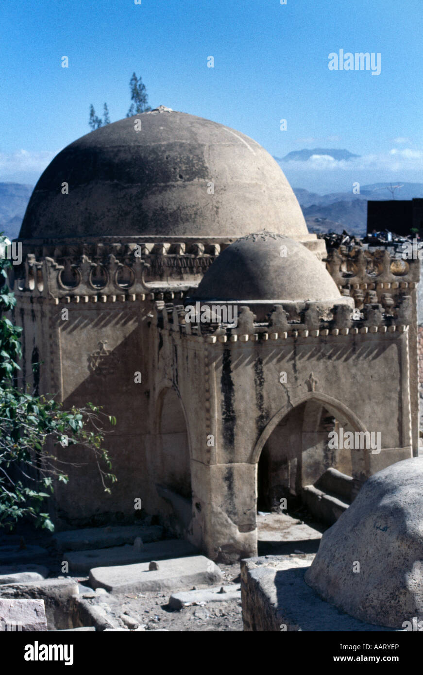 Türkische Ottoman Grab Taiz Jemen Stockfoto