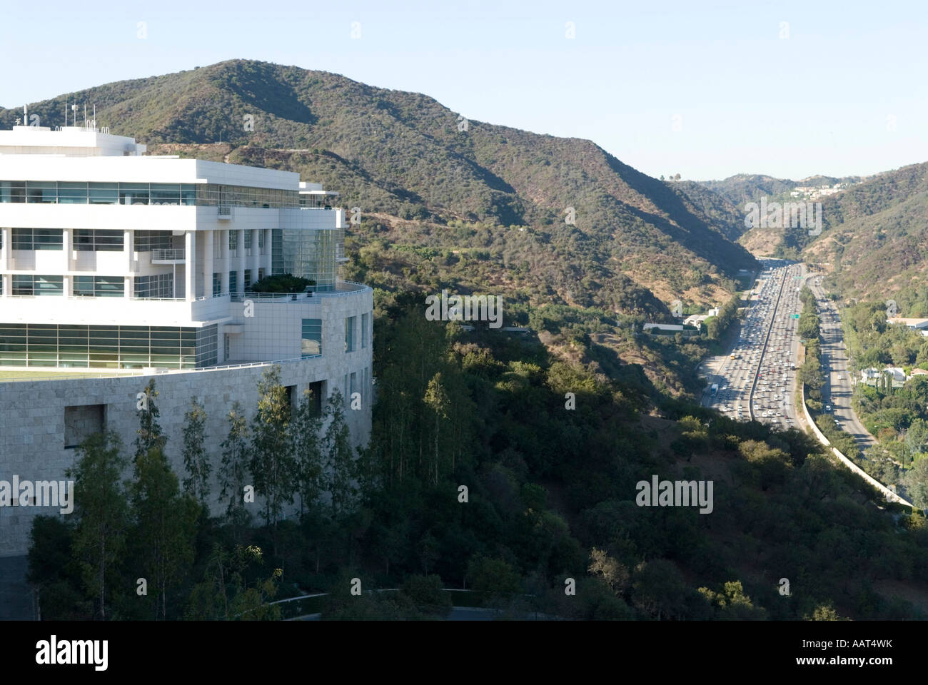 Das Getty Center, Los Angeles, Kalifornien Stockfoto