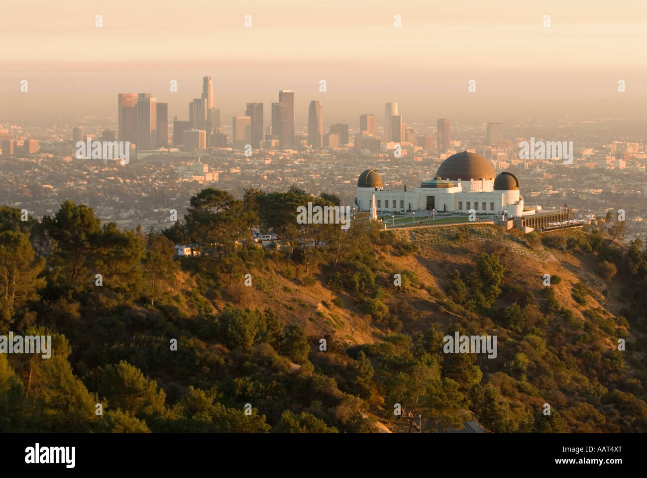 Griffith Observatory, Los Angeles, Kalifornien Stockfoto